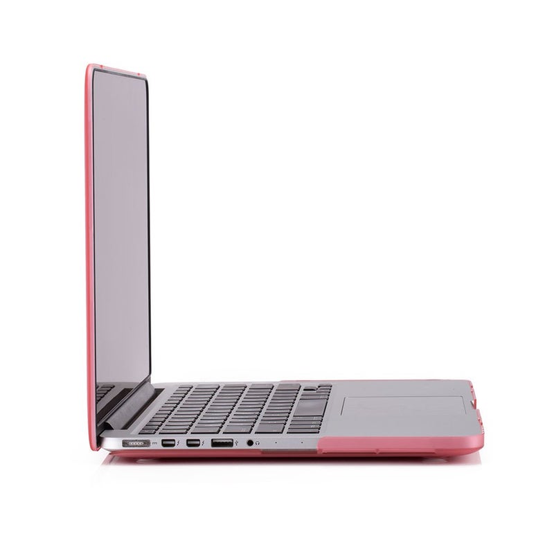 RUBAN Case Compatible with MacBook Pro 13 inch 2015 2014 2013 2012 (A1502 & A1425 Models), Plastic Hard Shell Case & Keyboard Cover for Old Version MacBook Pro Retina 13 Inch, Pink - Image 4